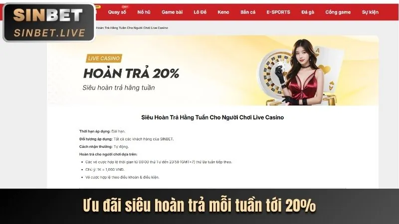 Hoàn Trả Thể Thao và Casino S8B114